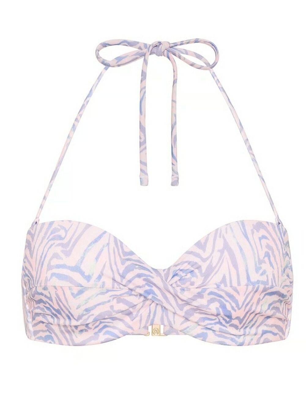Victoria's Secret Swim Twist Push-Up Bandeau Bikini Top Sz 34B NWT
